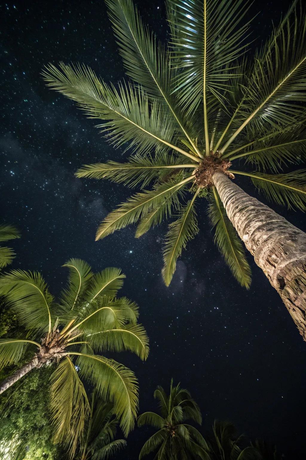 Light the canopy from underneath for an extravagant appearance.