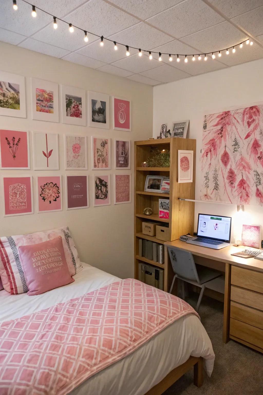 A highlight wall adds character and a focal point to your room.