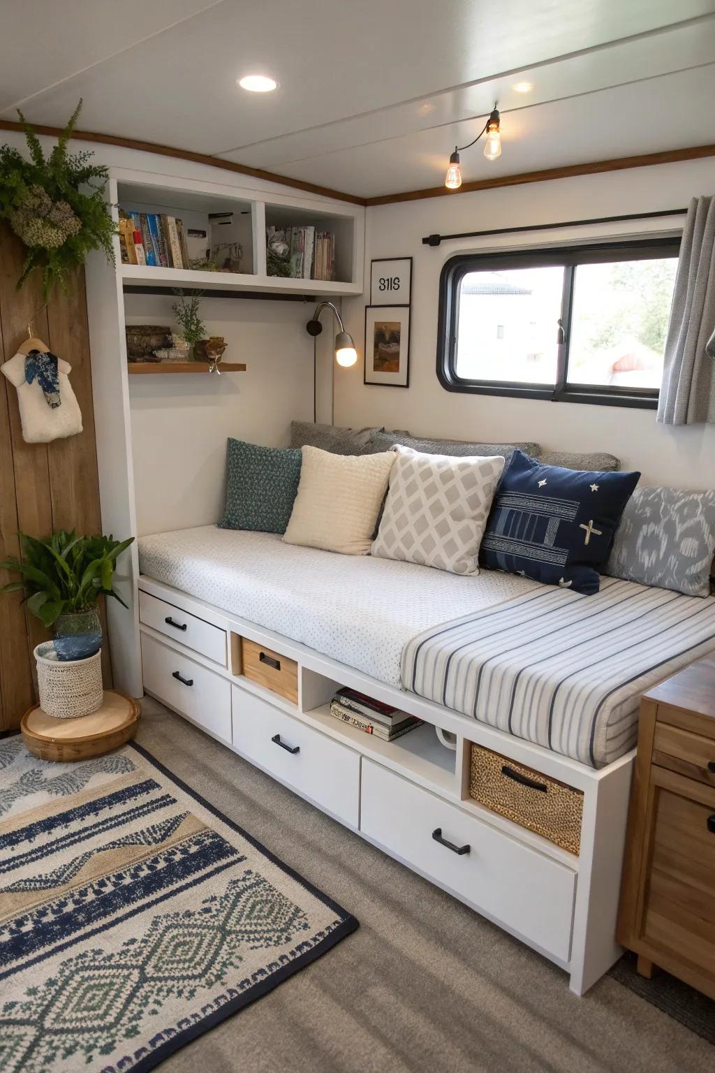 Beds that change make the most of a room's flexibility.