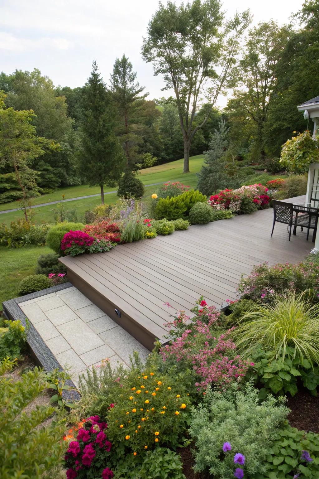 Transform your deck into a verdant retreat.