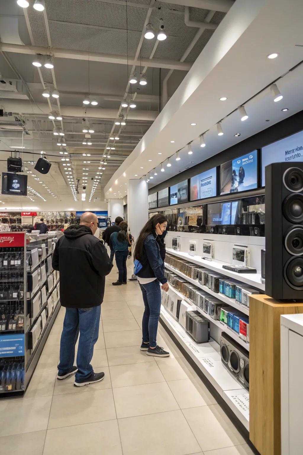 Well-chosen music sets the atmosphere and brand identity of store spaces.