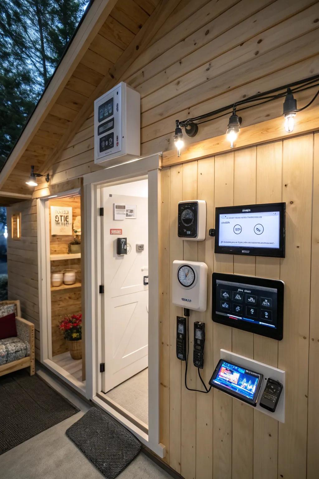 Smart technology adds modern ease to your bunkhouse.