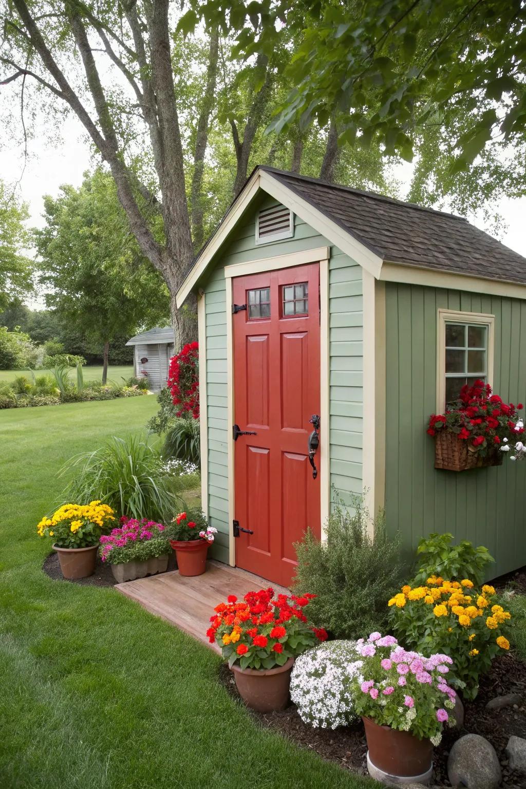 A bold splash of color that makes a statement.