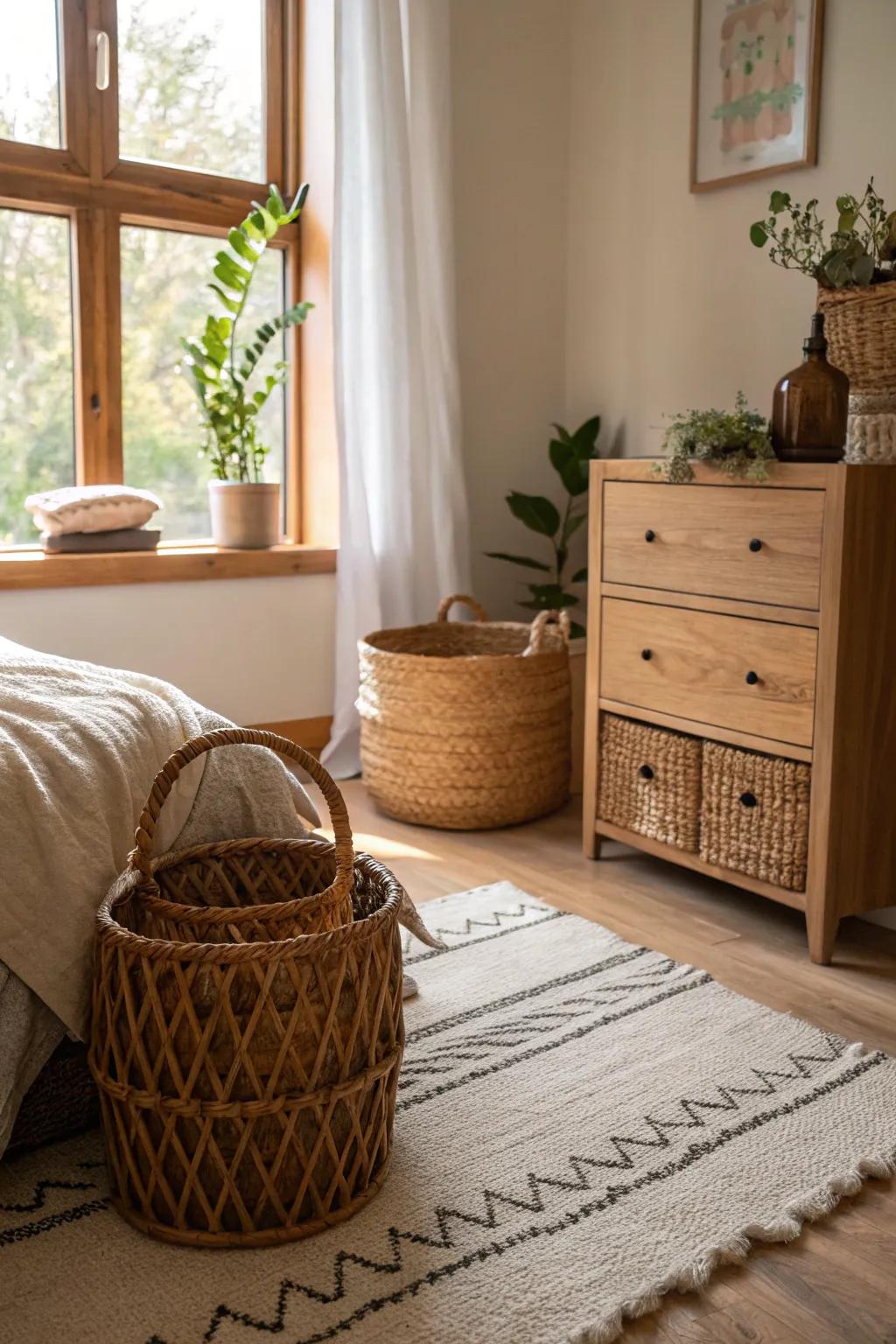 Textured details add depth and warmth to your space.