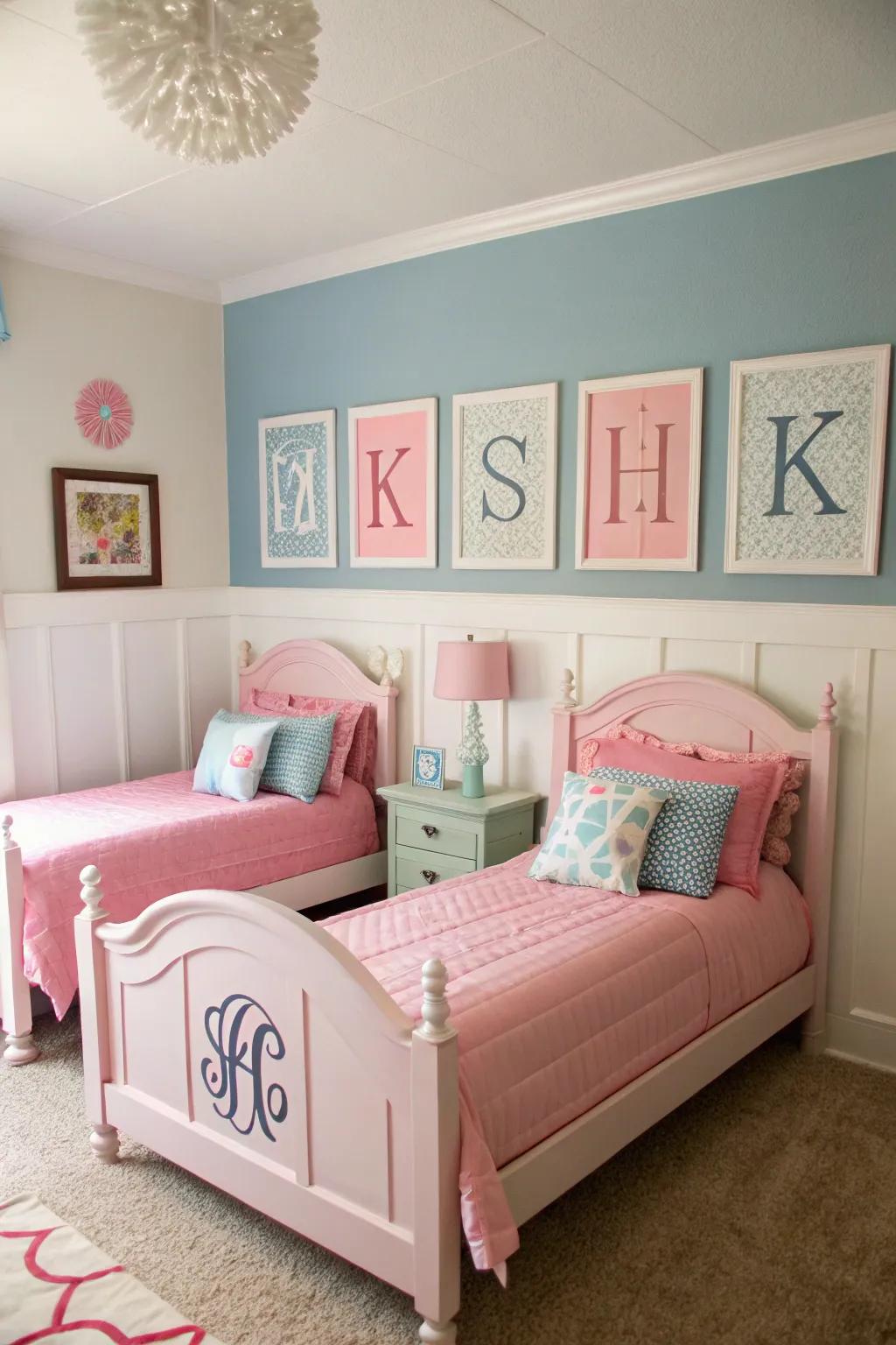 Personalized decor elements add individuality.