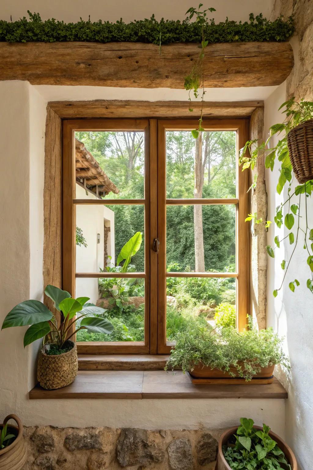 Eco-friendly trim offers chic style with reduced environmental impact.