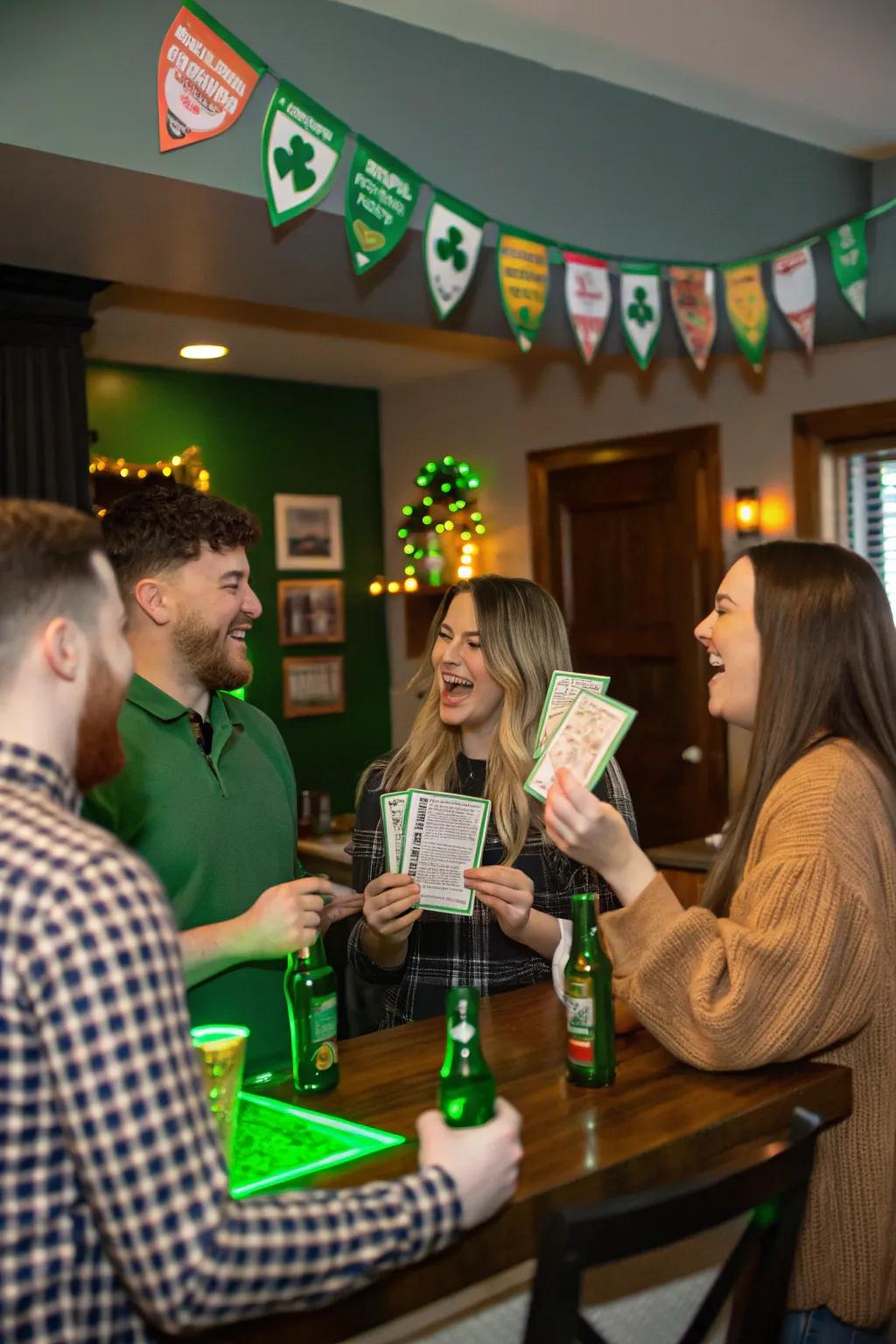 Brain teaser games provide entertainment and a chance to learn about Irish culture.