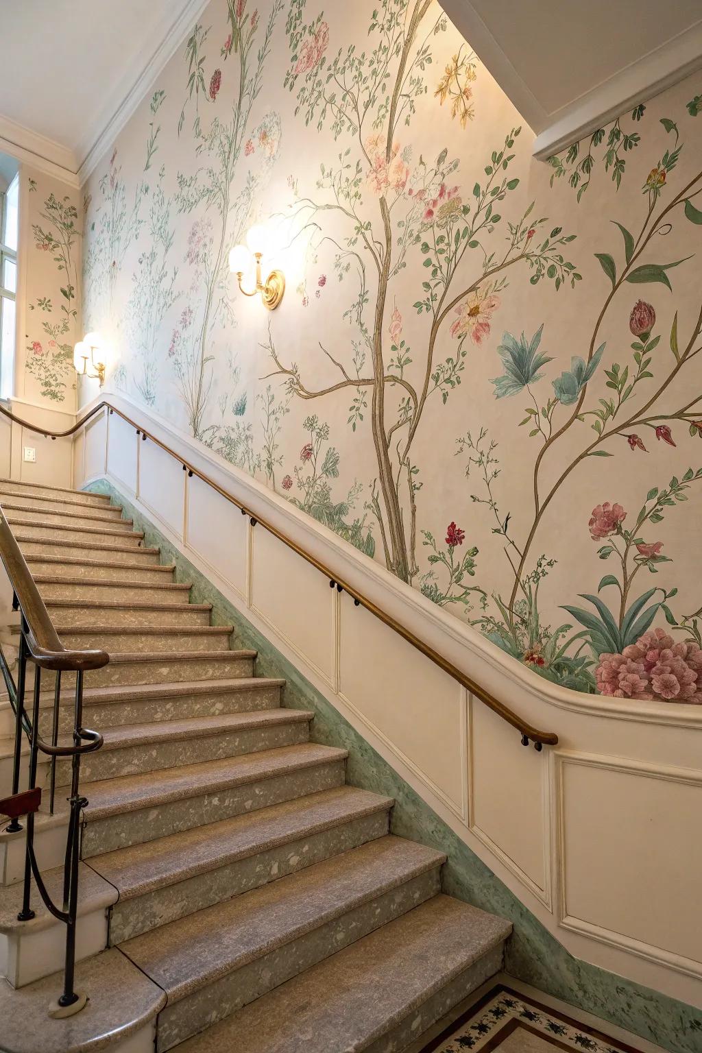 Infuse romance using an old-fashioned bloom covering.