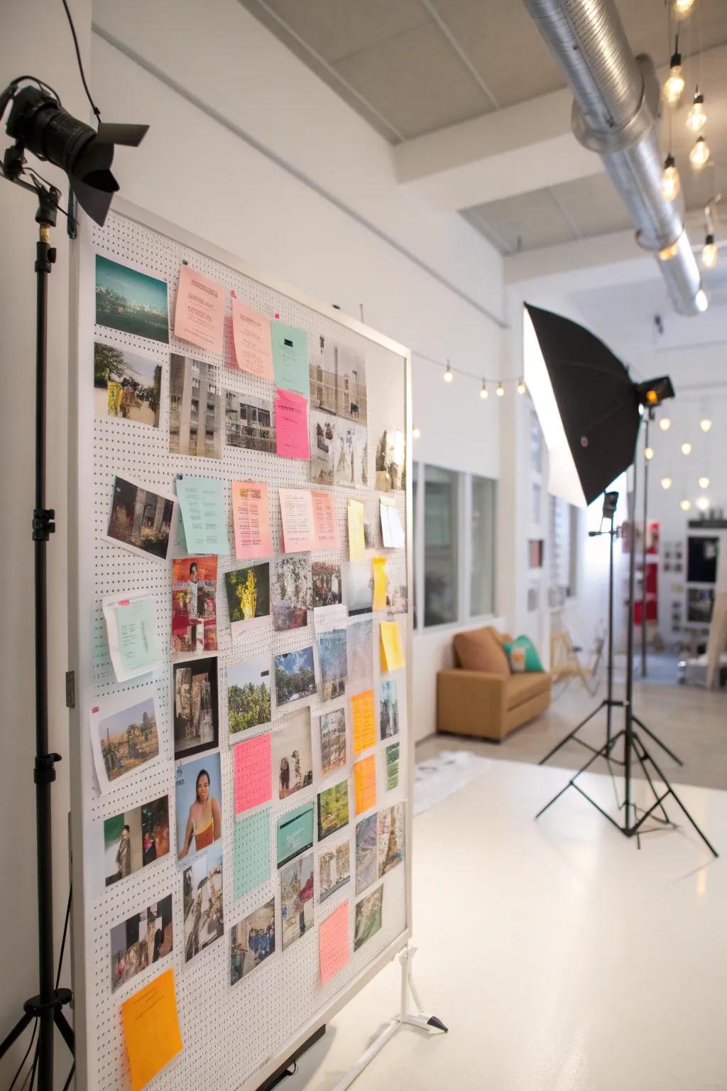 A vision board keeps your goals and inspirations front and center.