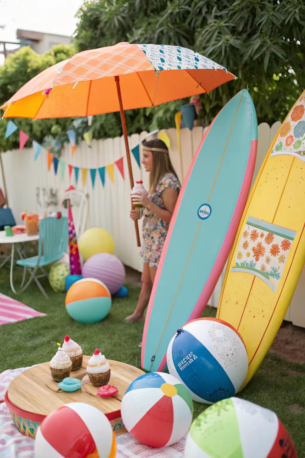 A fun vintage seaside festivity filled with vintage summer vibes.