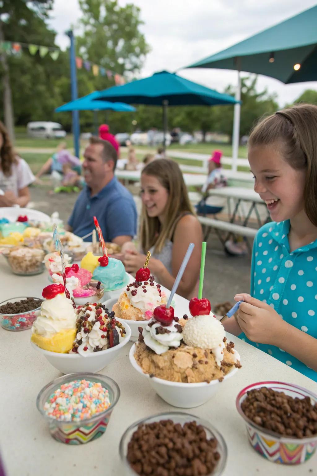 Sweeten your summer with a fun ice cream social.