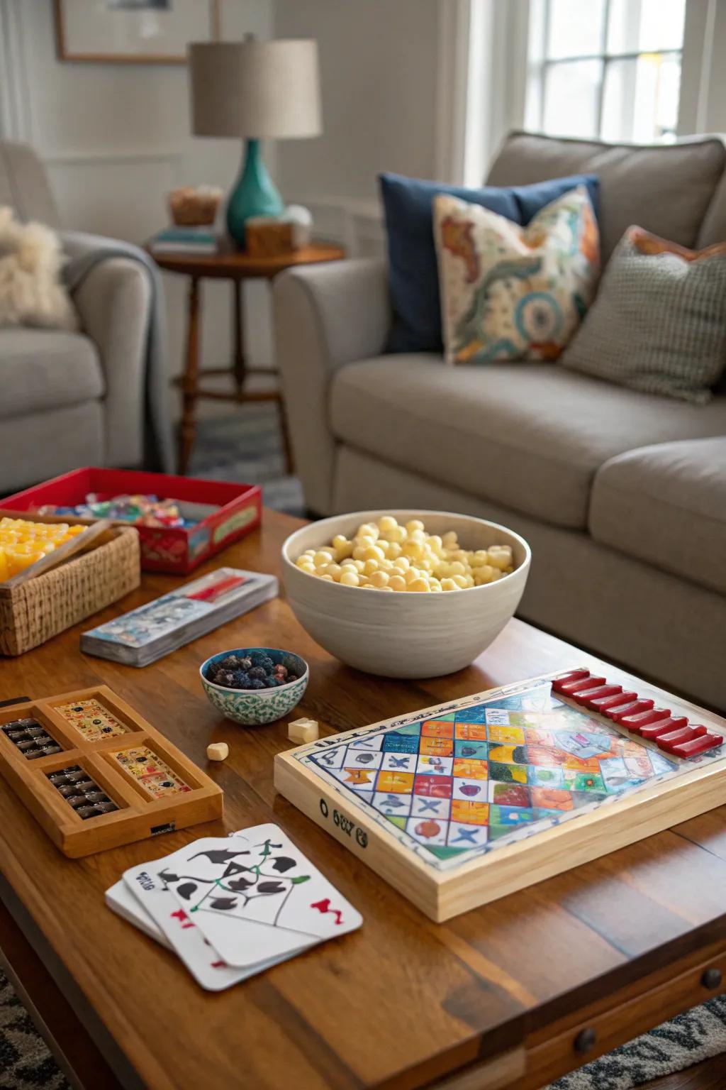 Connect over fun and games with an engaging Sweet 16 game evening.