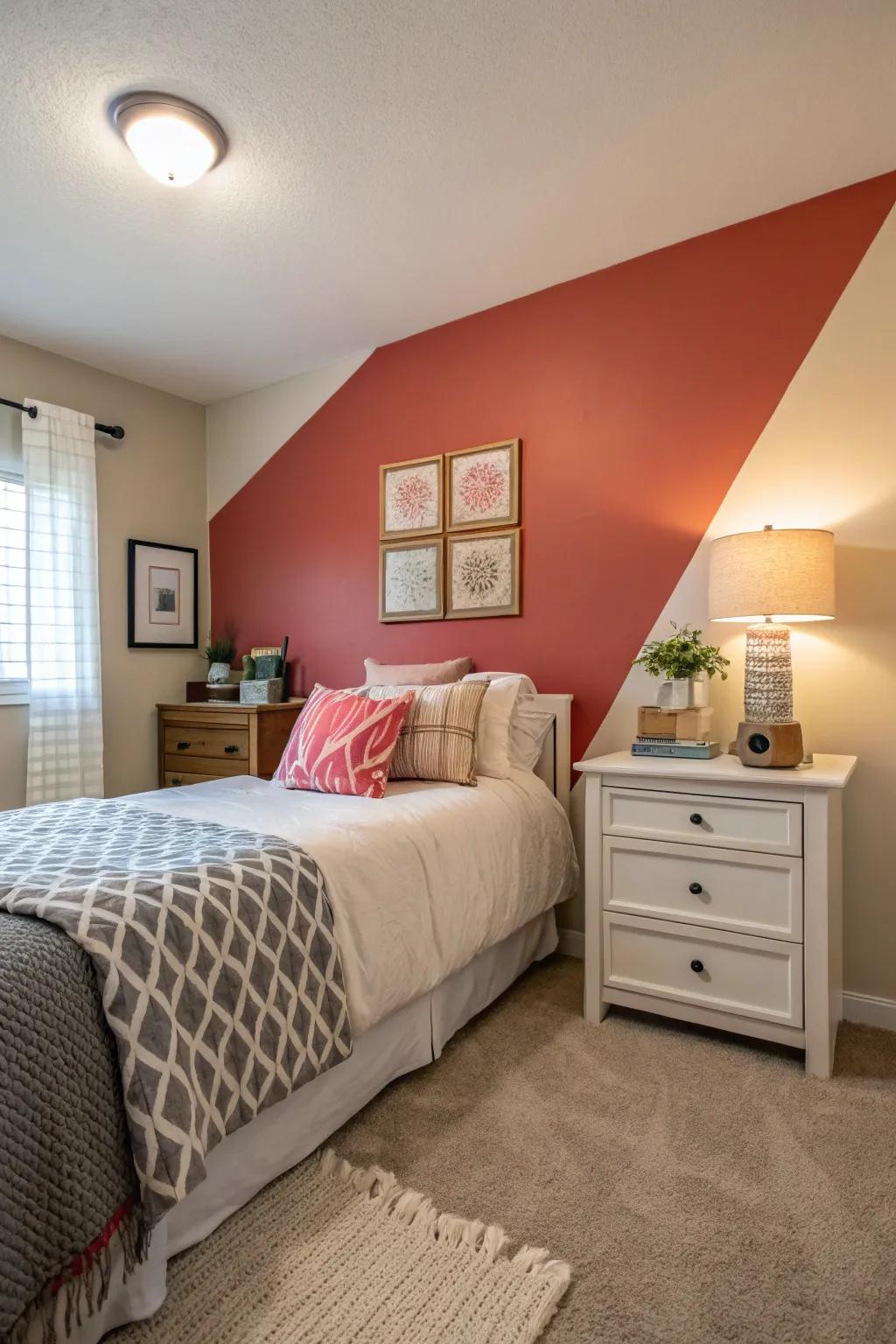 Accent walls give a space a personal touch.