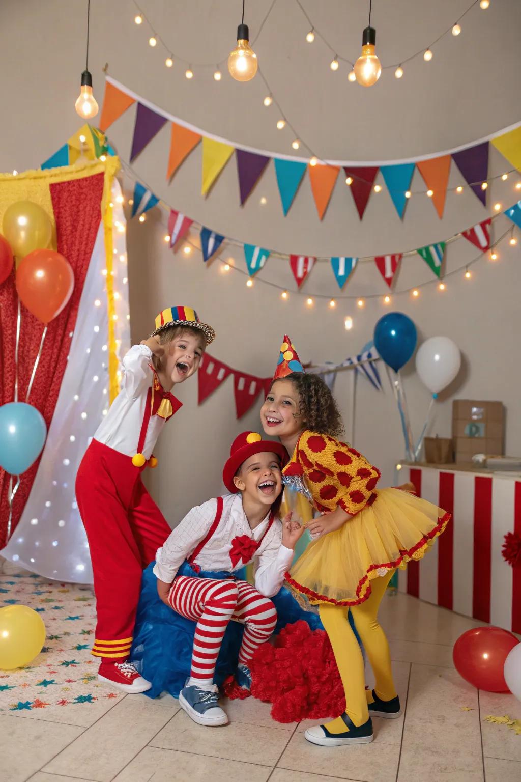 Under the auditorium: twins as carnival entertainers.