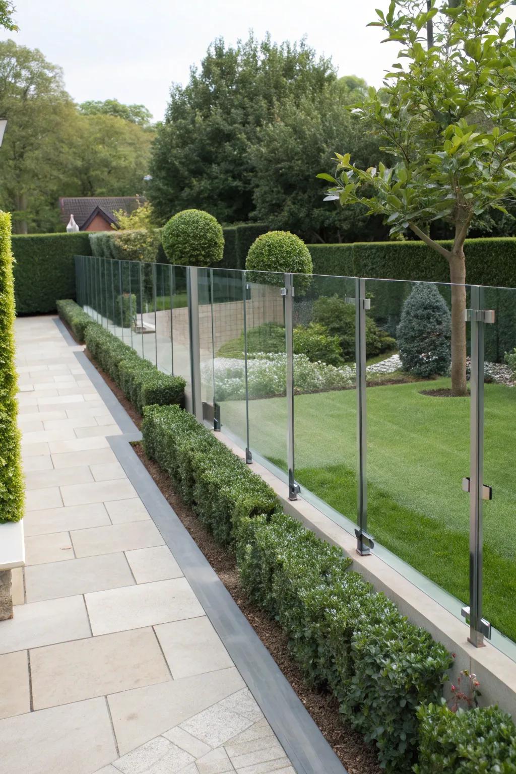 Clear boards provide an open, airy feel.