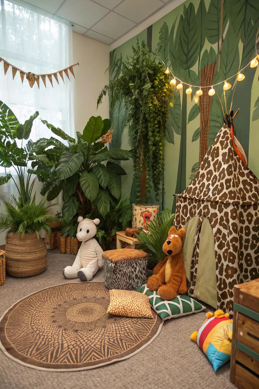 Embark on an exciting safari adventure with wild and wonderful elements.