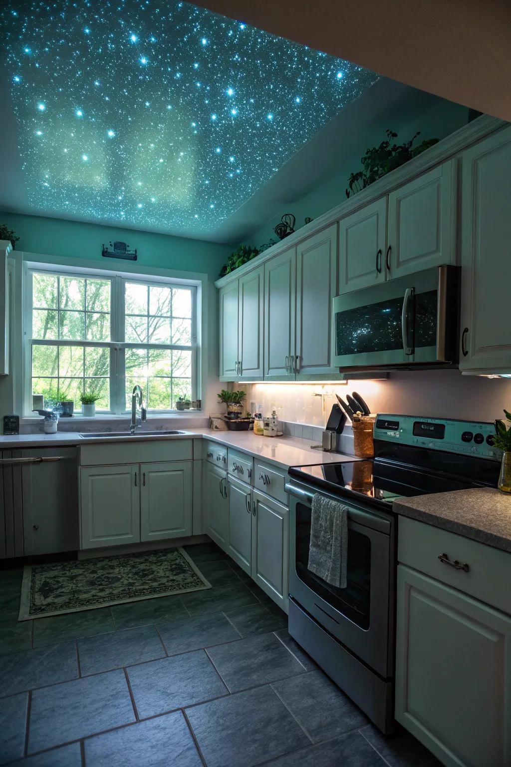 Glow-in-the-dark paint offers a unique, subtle lighting effect.