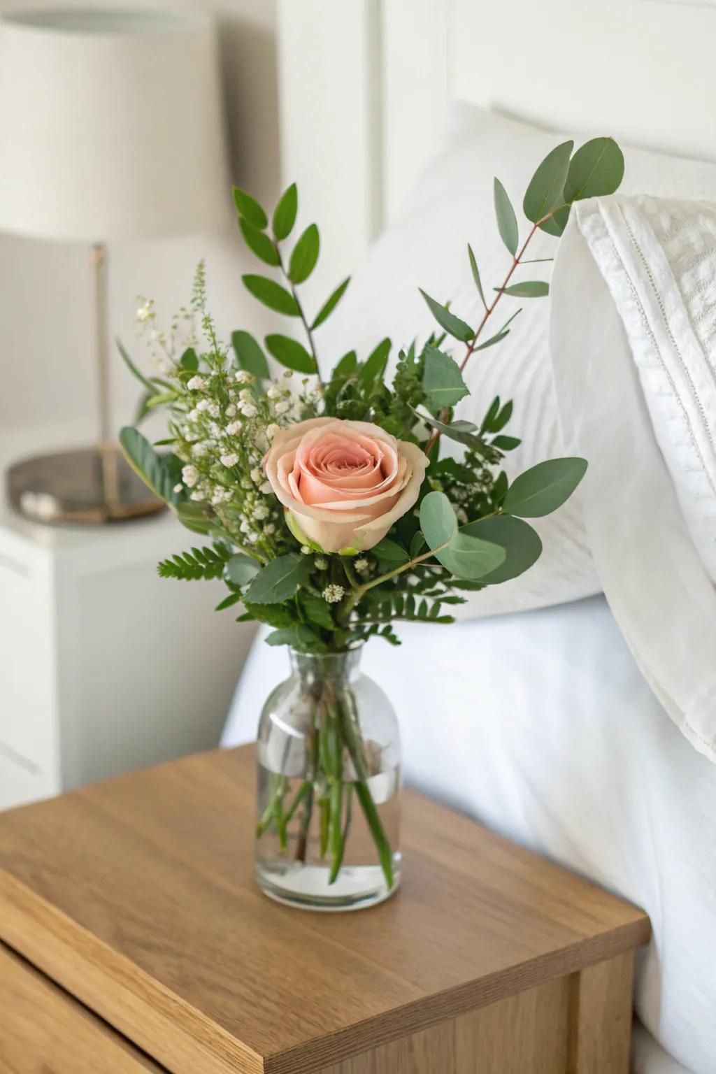 A very basic flower display.