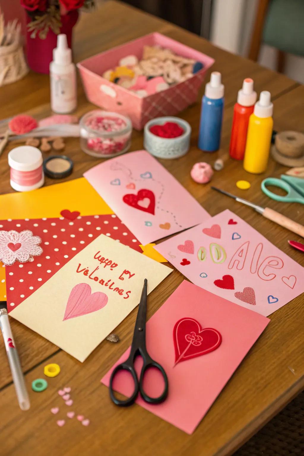 Express your love with personalized DIY cards.