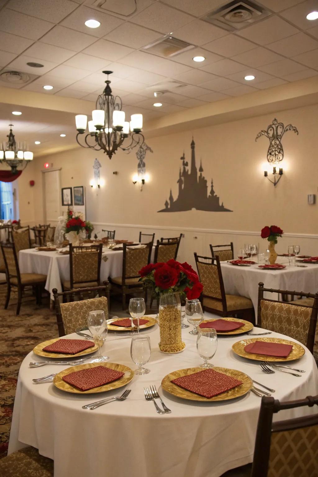 Enjoy a fun themed dinner night with matching decor.