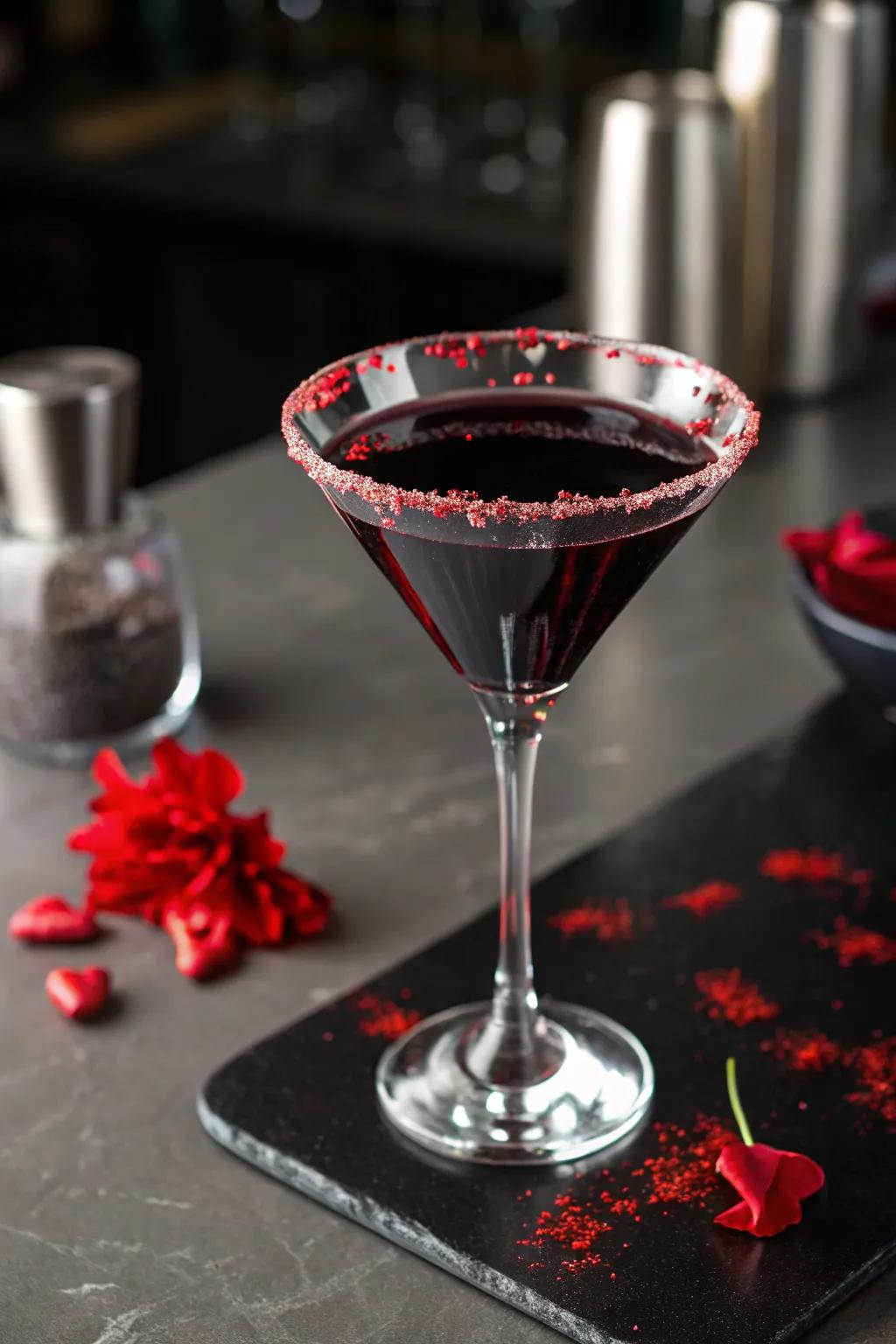 The Dark Mix is a sophisticated addition to your drink menu.