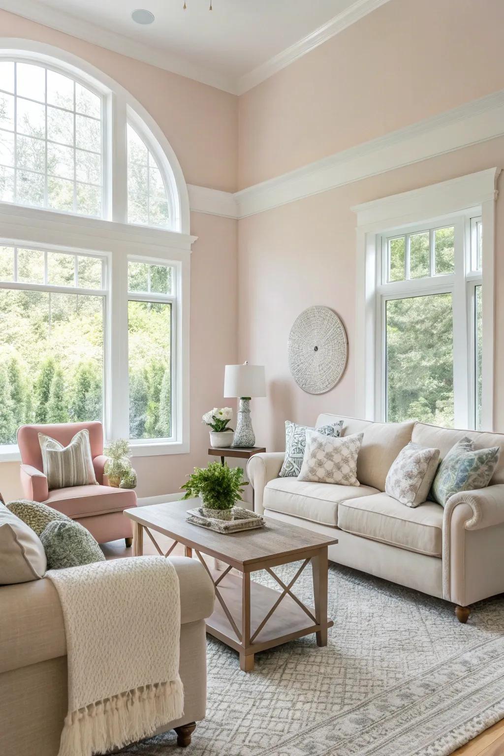 Light tones bring a soft, ageless charm to any space.