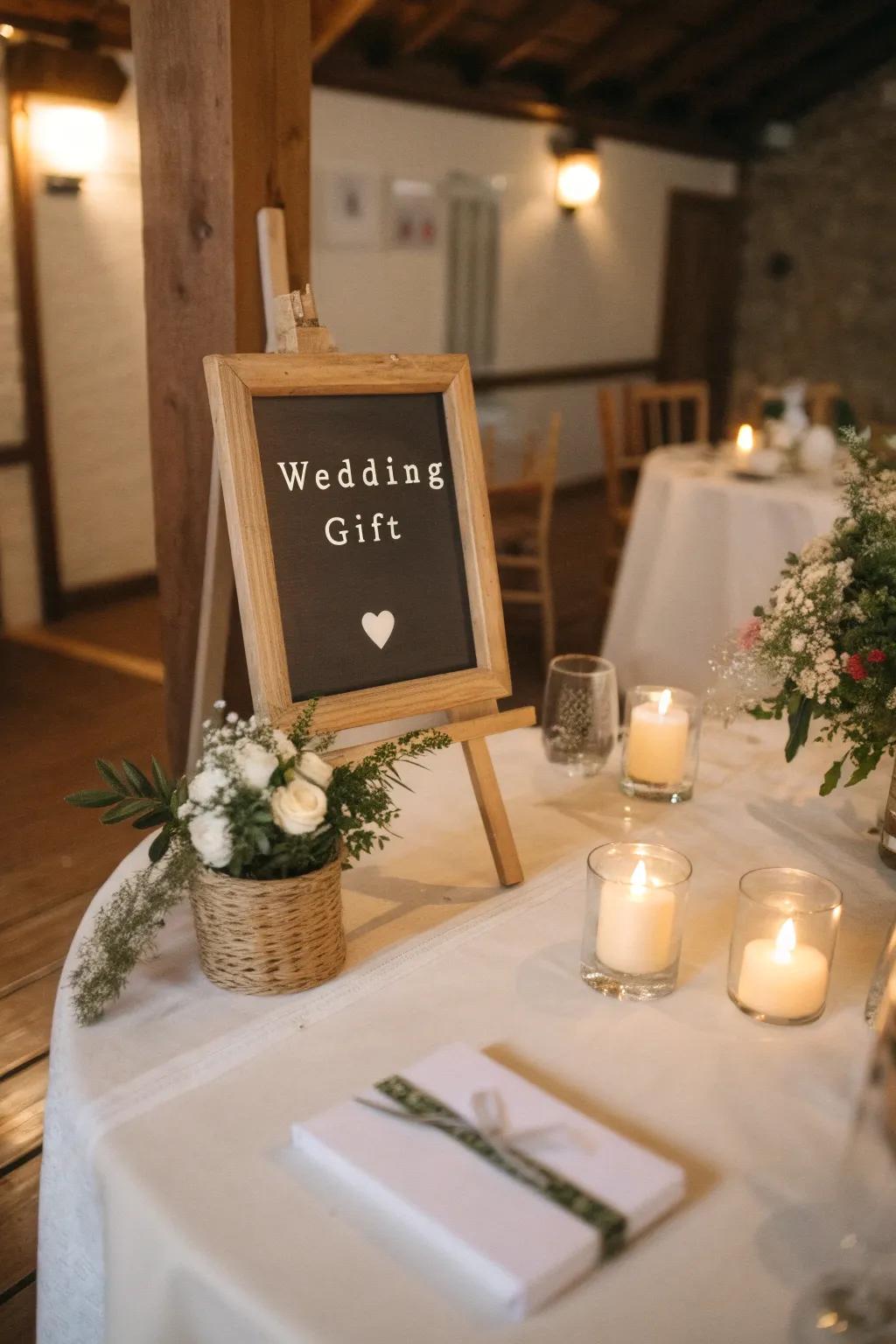 Small stands create charm in small spaces.