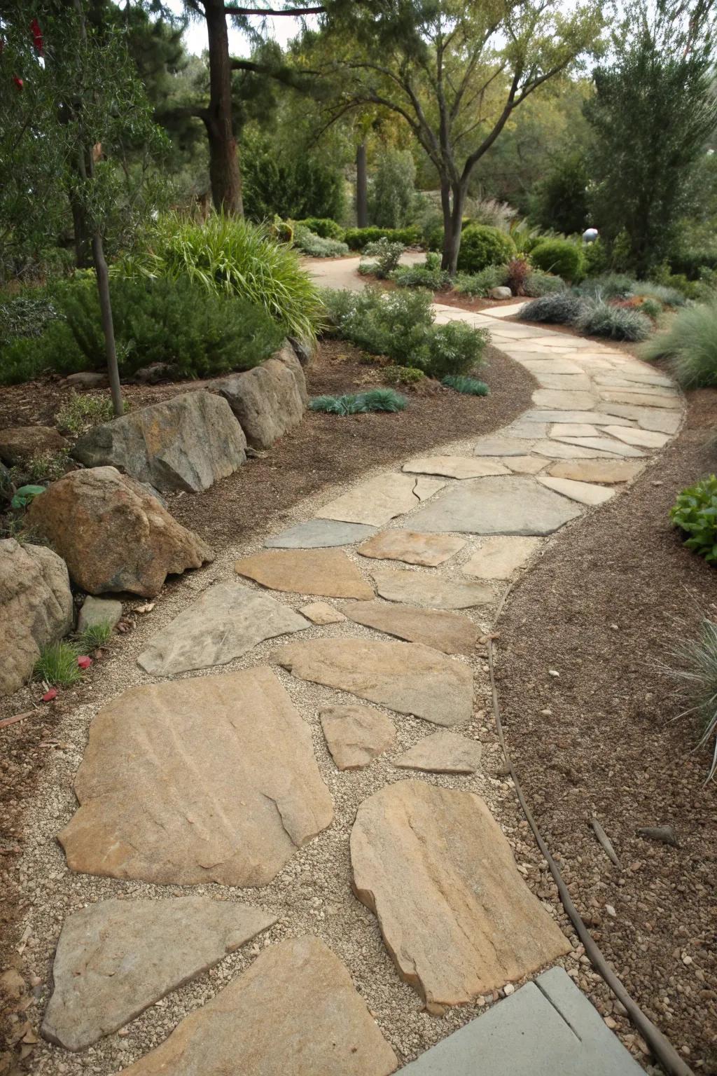 Decomposed granite provides a consistent and smooth surface.