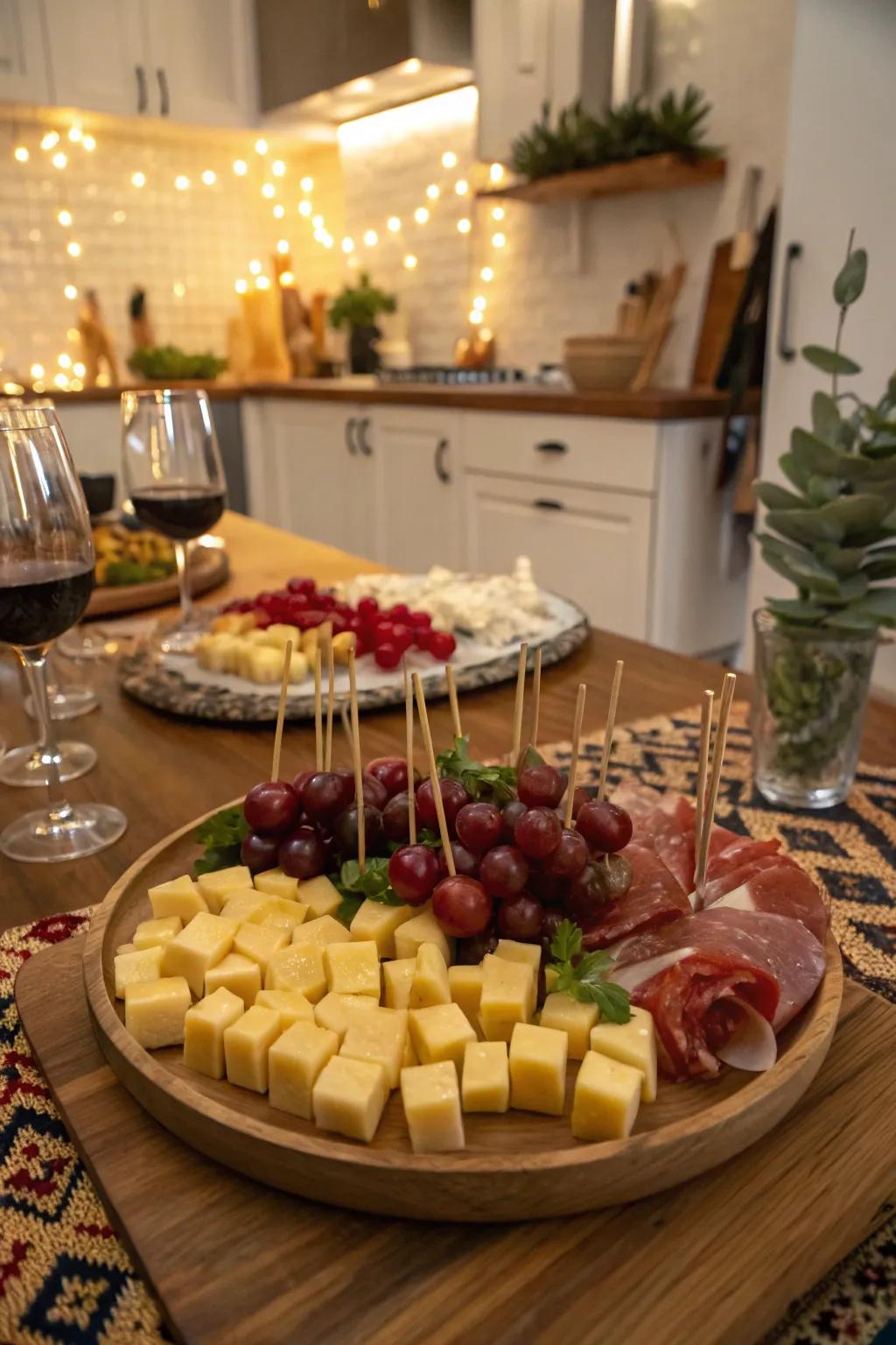 Bites offer a convenient and flavorful option for guests.