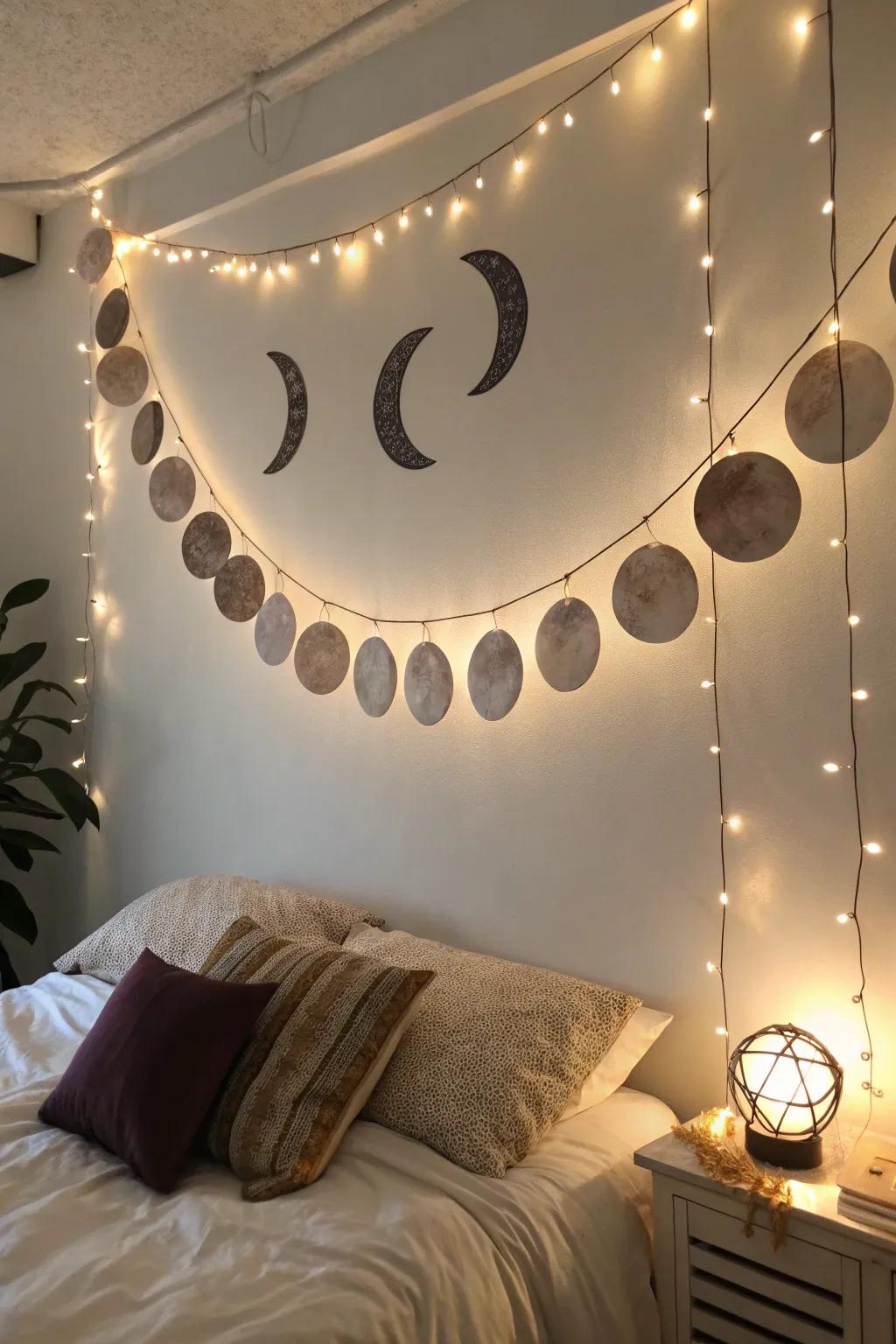 Celestial pattern aesthetic for a celestial impression.