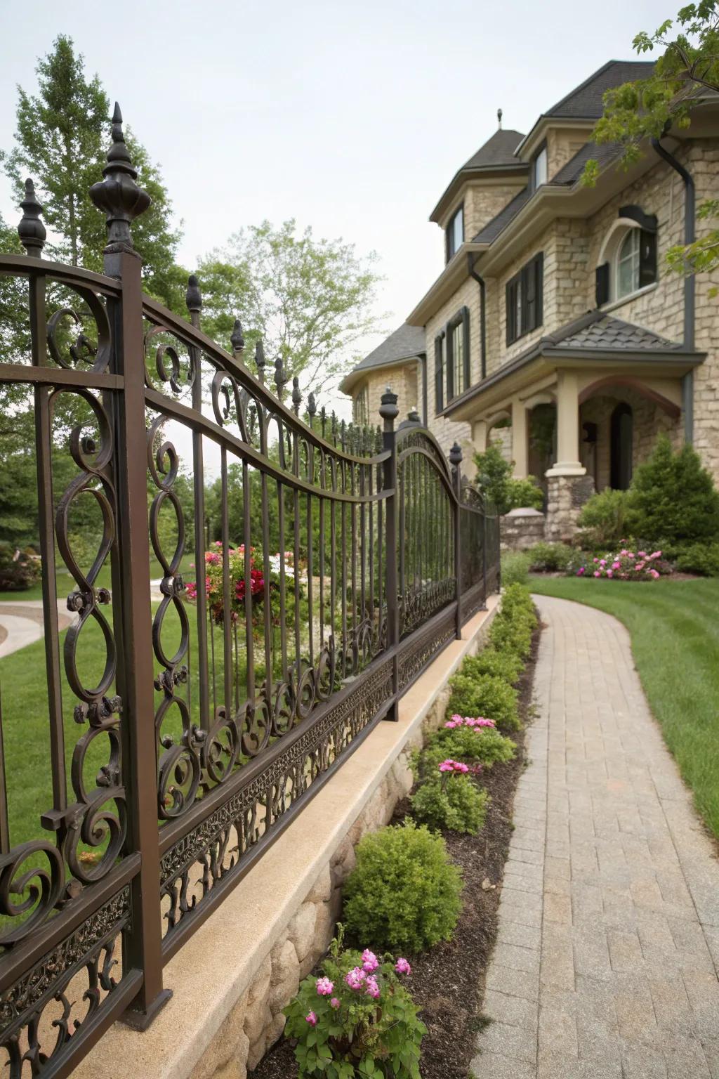 Achieve harmony by matching your fence to your home's style.