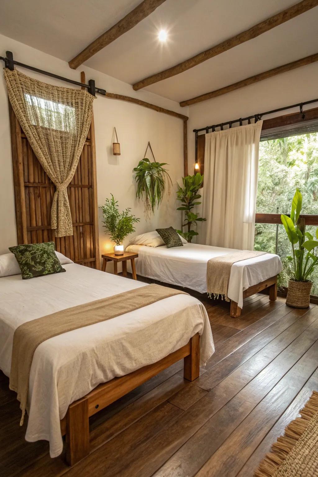 Enhancing aesthetics with sustainable materials.