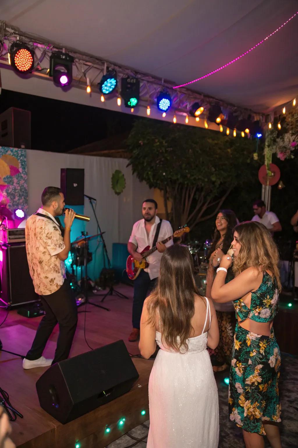 Amplify your event with a vibrant live music show.