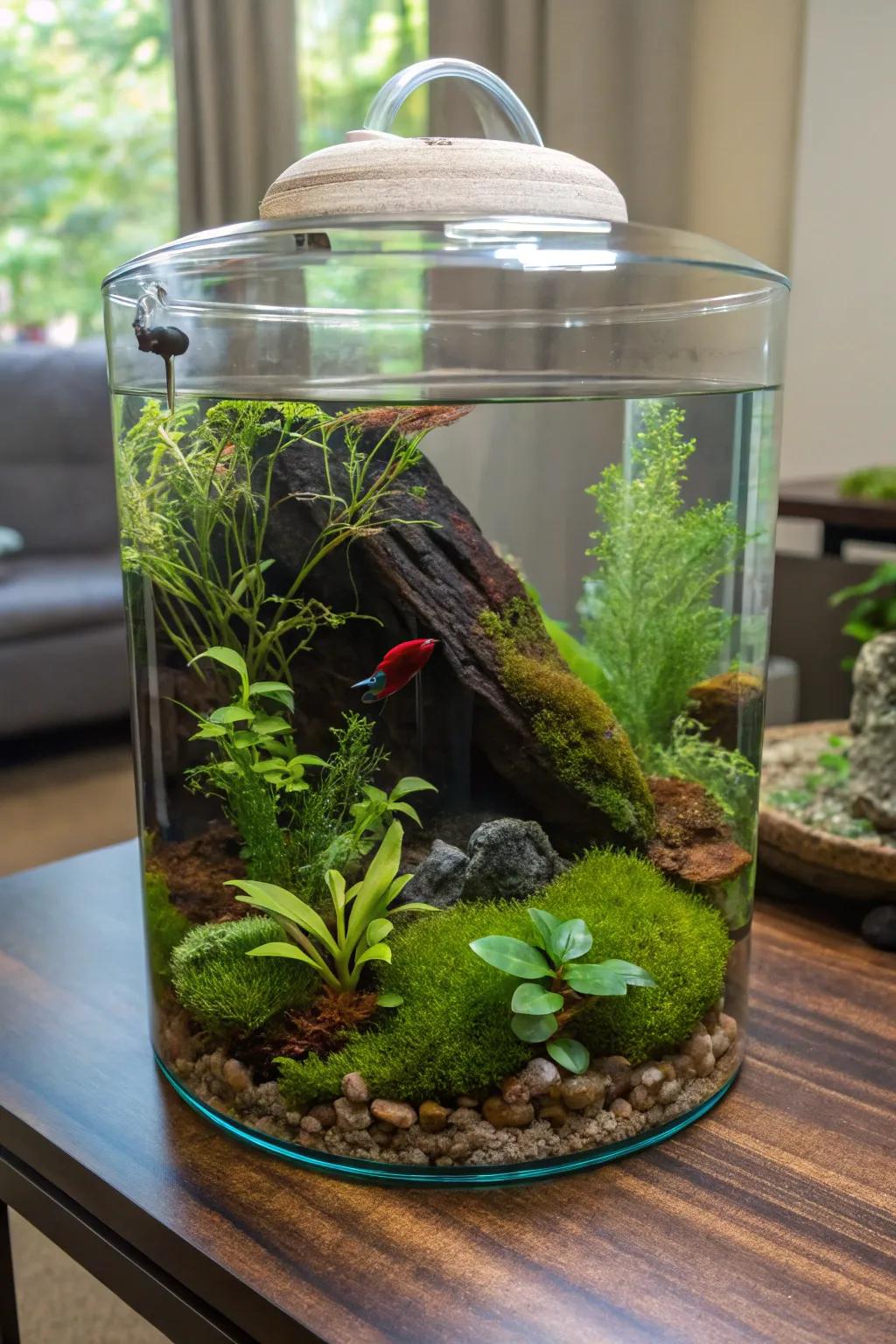 Rev up genuine clean-up with lush flora life.