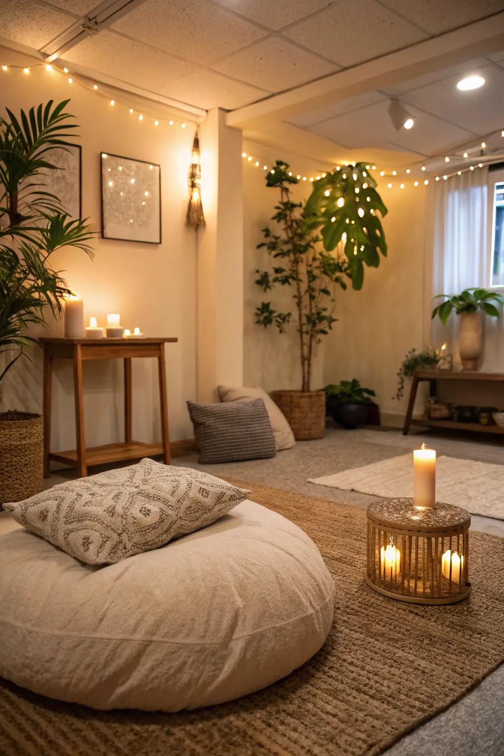 Discover peace and mindfulness in a serene meditation space.