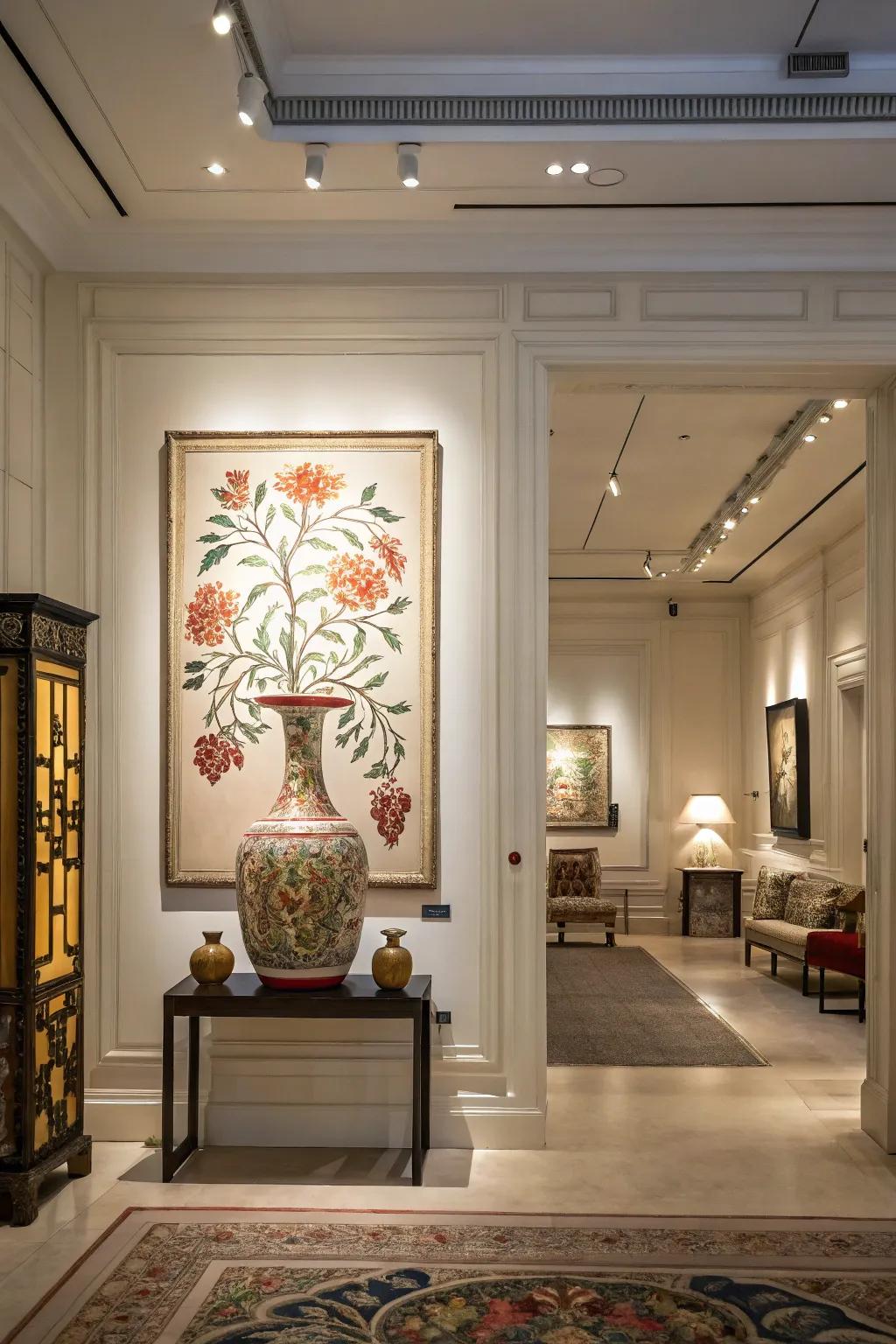 A main attraction anchors and defines your area.