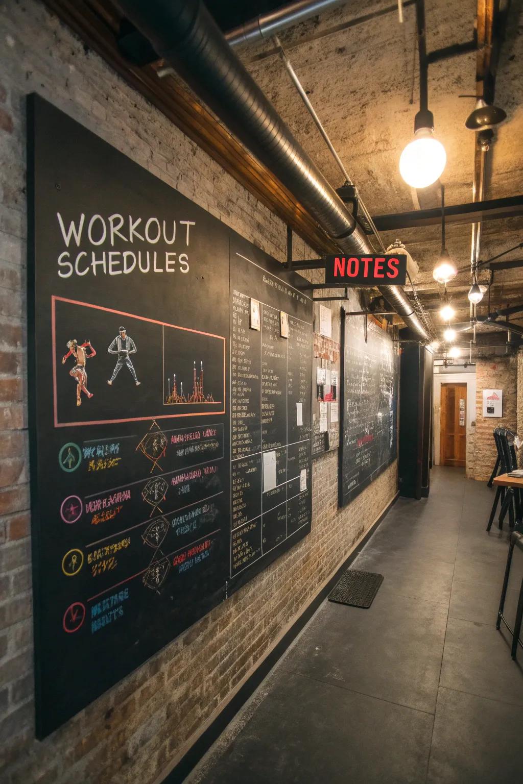 Practical decor keeps you organized and motivated.