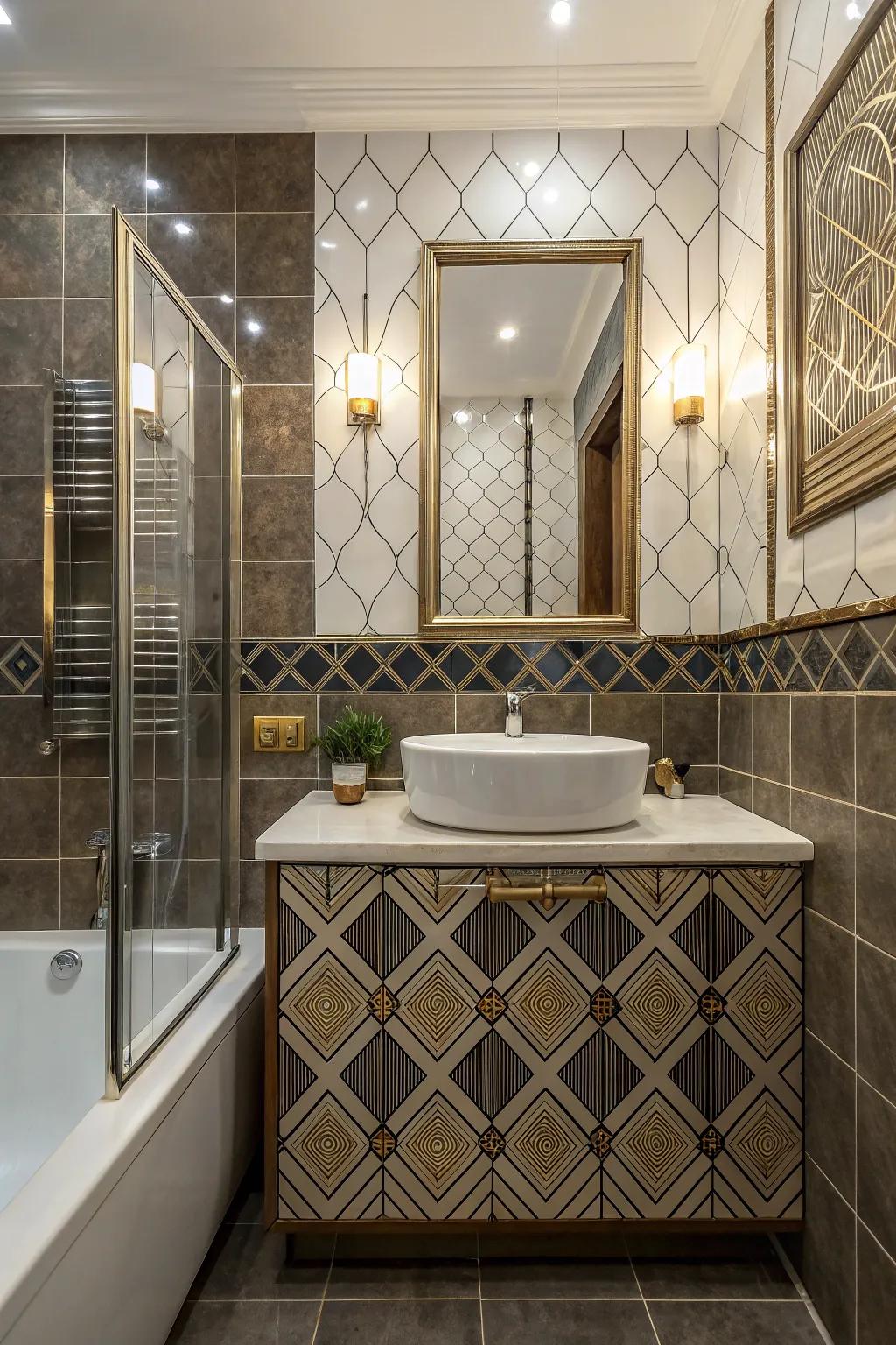 Art Deco tiles revive past glamour.