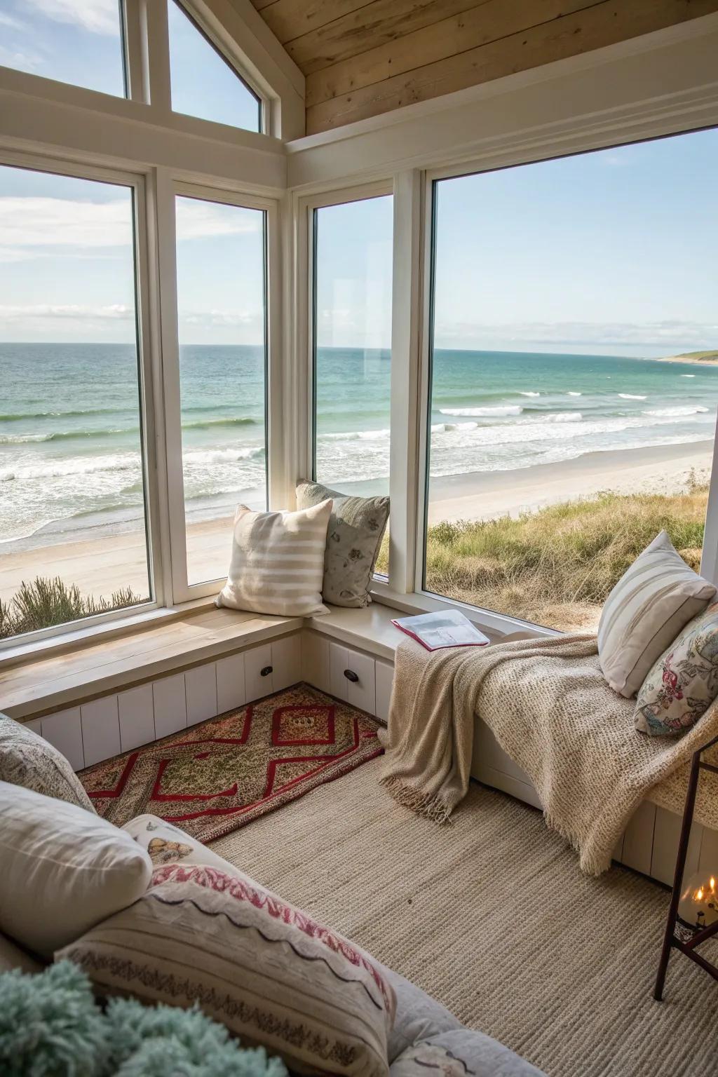 A quiet haven for unwinding and reading.