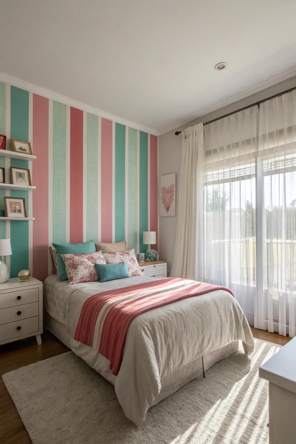 Stripes can dynamically alter perceptions of space.