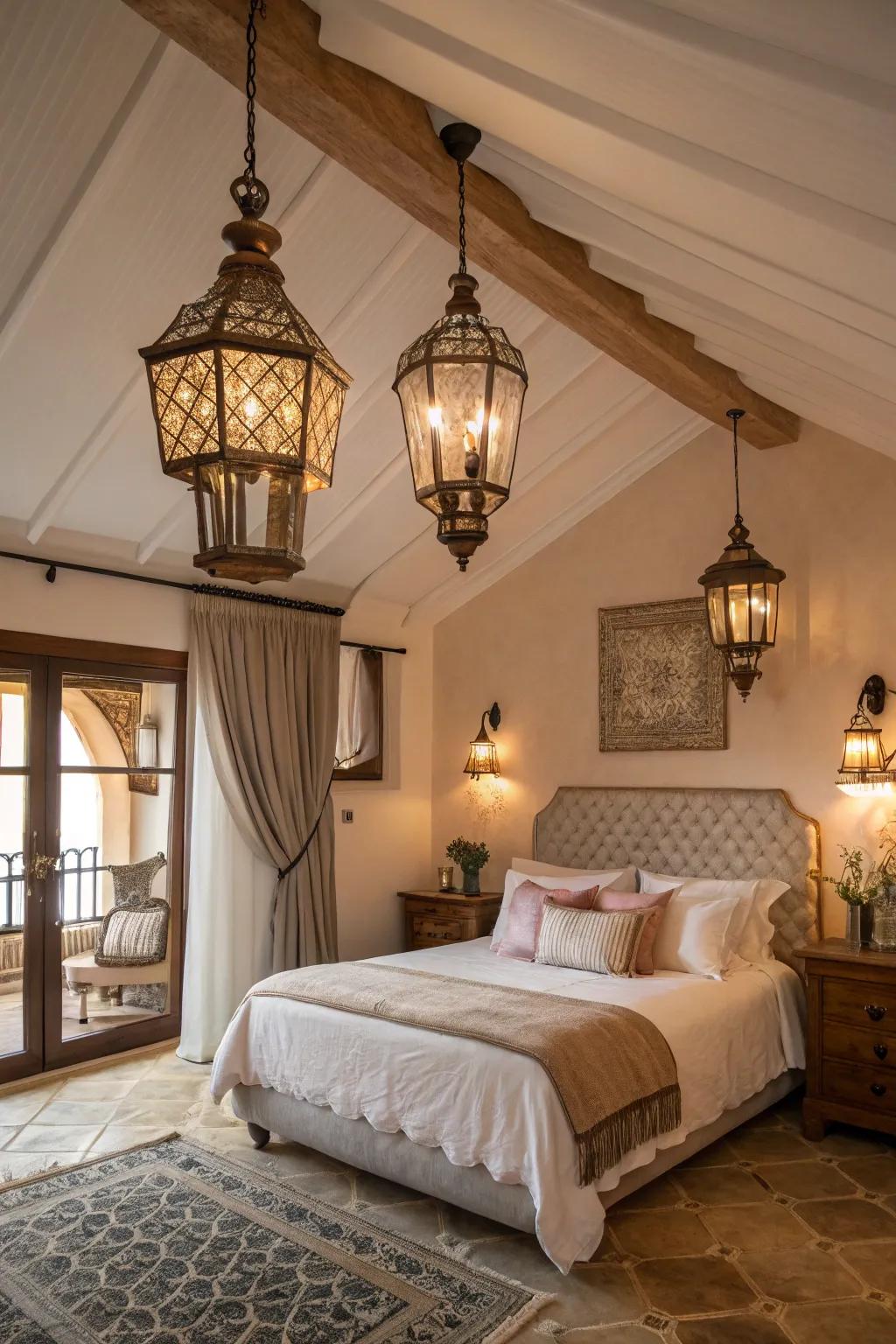 Vintage lanterns imbue your decor with history and charm.