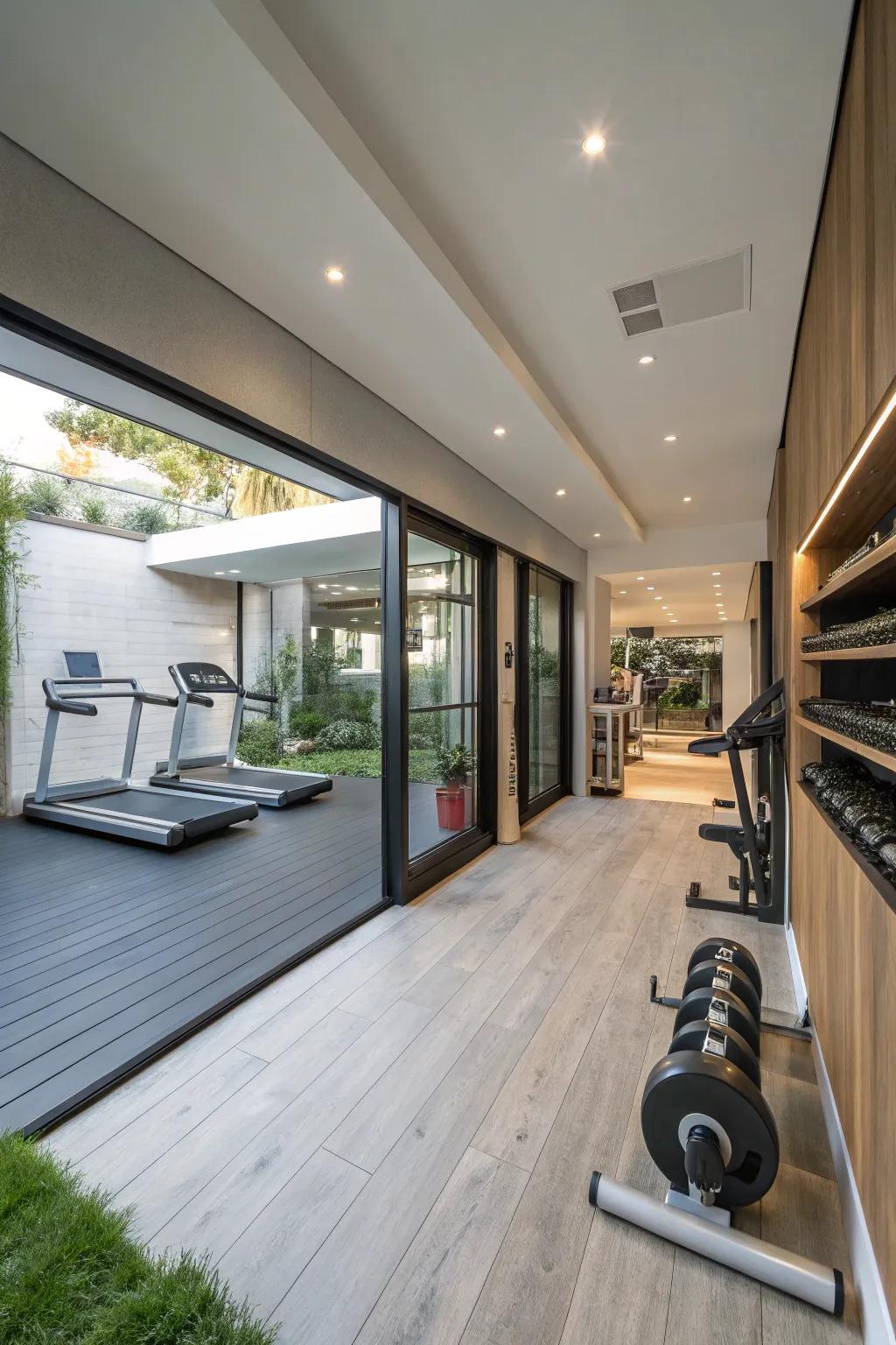 AquaGuard ensures a durable gym atmosphere.