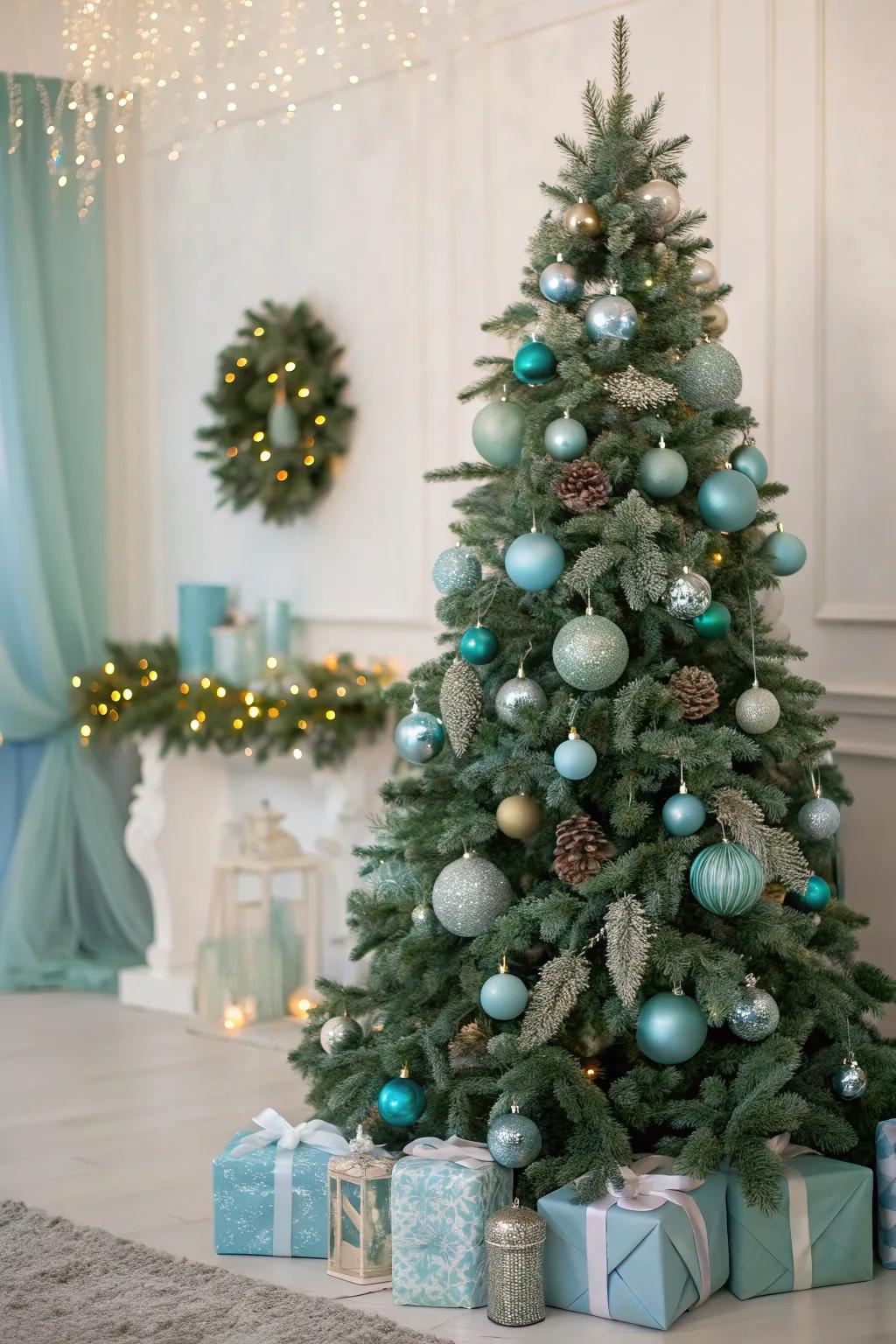 A sky and eucalyptus tree grants sophisticated tranquility.