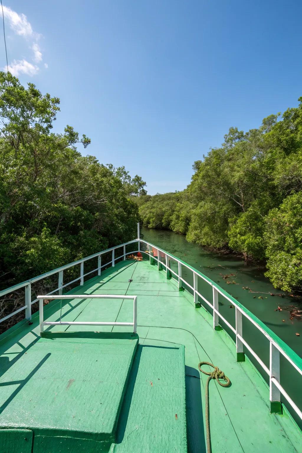 Earthy tones offer a soothing connection to the surroundings.