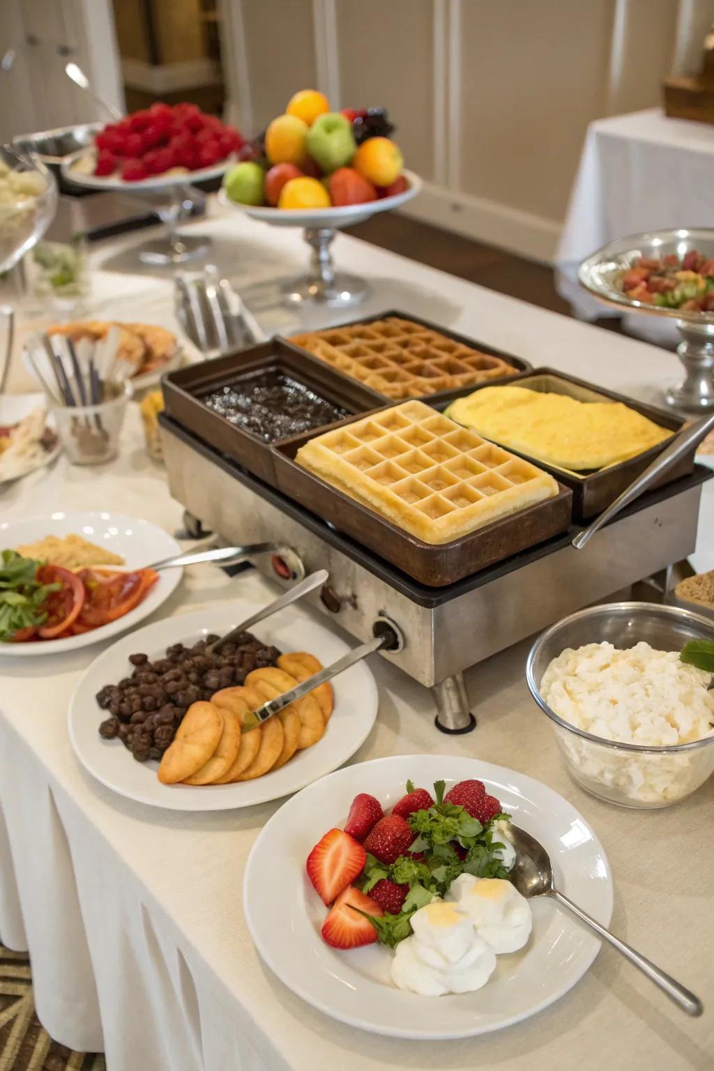 Hands-on food spots add fun and interaction to brunch.