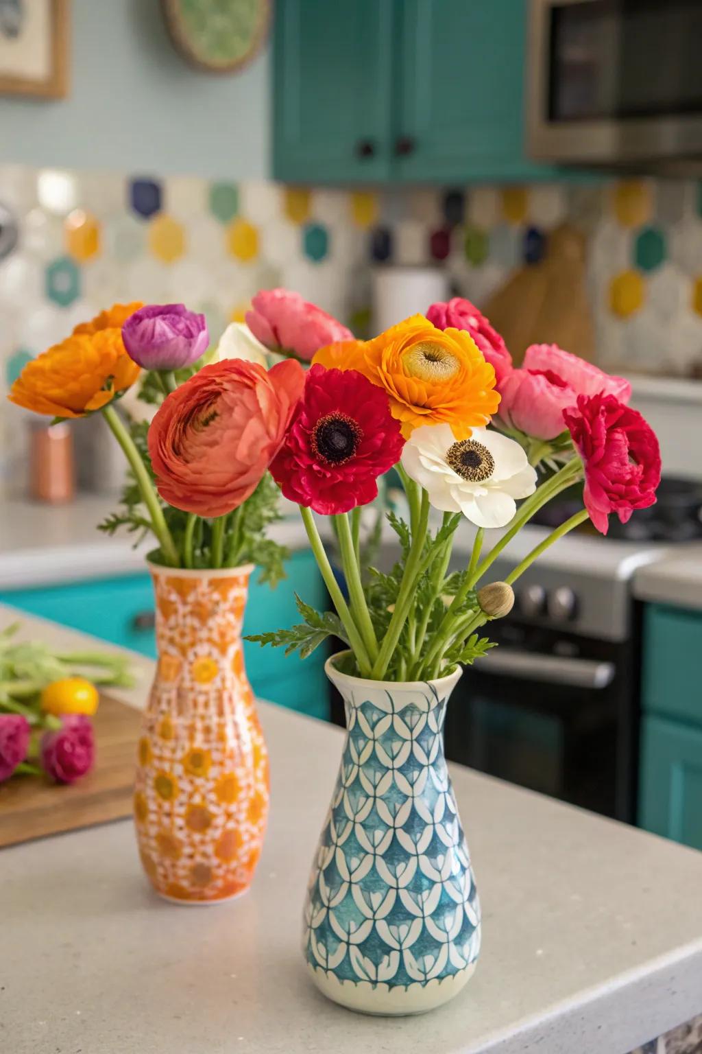 Introduce whimsy with radiant and playful flowers.