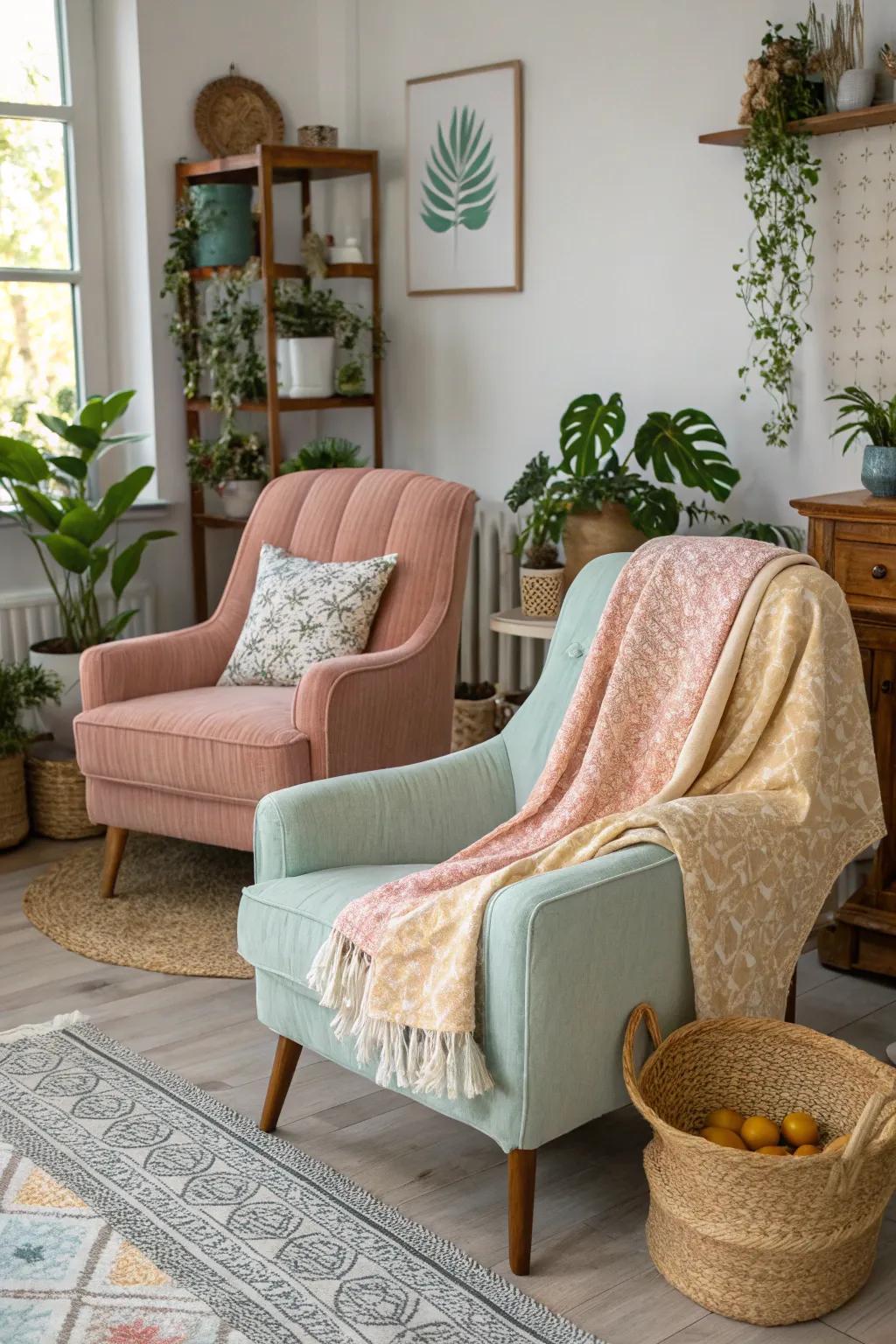 Seasonal materials keep your decor fresh and inviting.