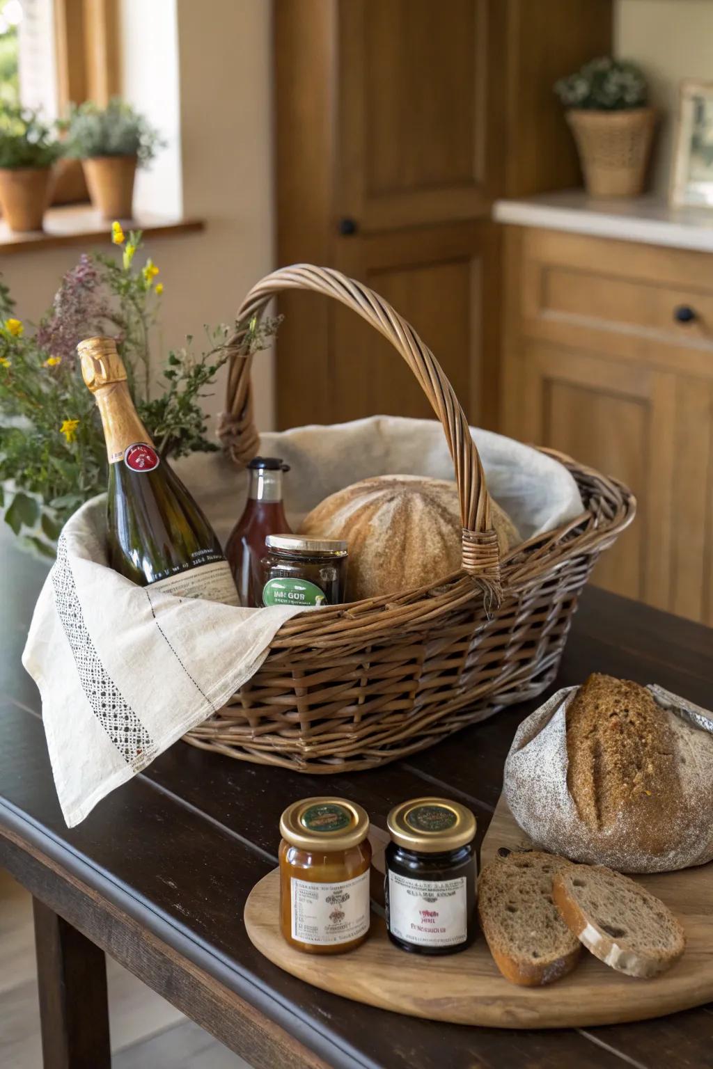 Fine blend with freshly-made jams and artisan bread.