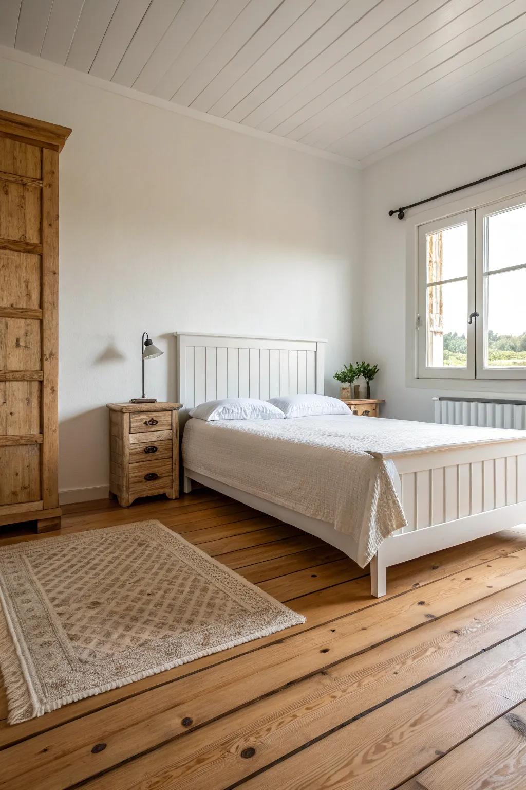 Plywood planks deliver a customizable and economical flooring solution.