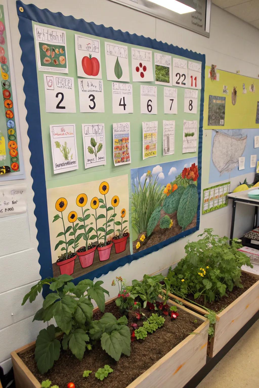 A garden countdown bringing growth and hope.